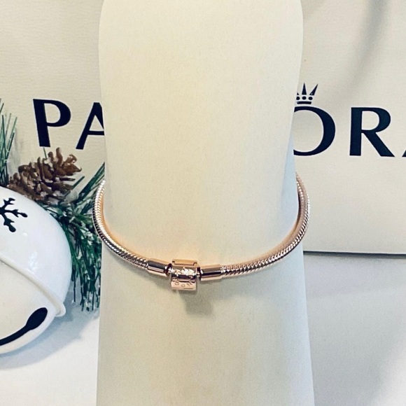 Pandora Jewelry New Authentic Pandora Rose Gold Bracelet Poshmark